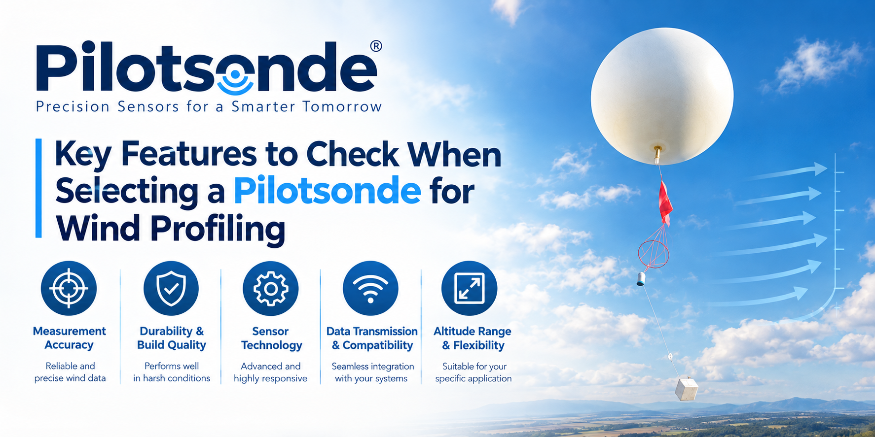 Key Features to Check When Selecting a Pilotsonde for Wind Profiling